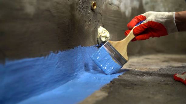 SJ Waterproofing Pros commercial waterproofing team near Leicester, NY
